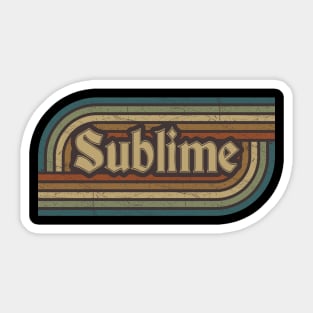 Sublime Vintage Stripes Sticker